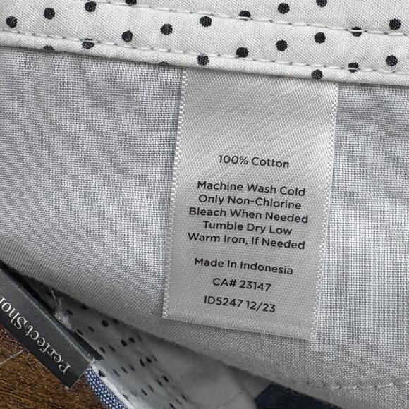 Talbots Womens Size 6 Perfect Shorts 13" Inseam Chambray Blue Preppy Summer - Picture 7 of 10